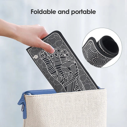 EMS Foot Massager Mat Electric Foot & Leg Massager with Electrode Pads
