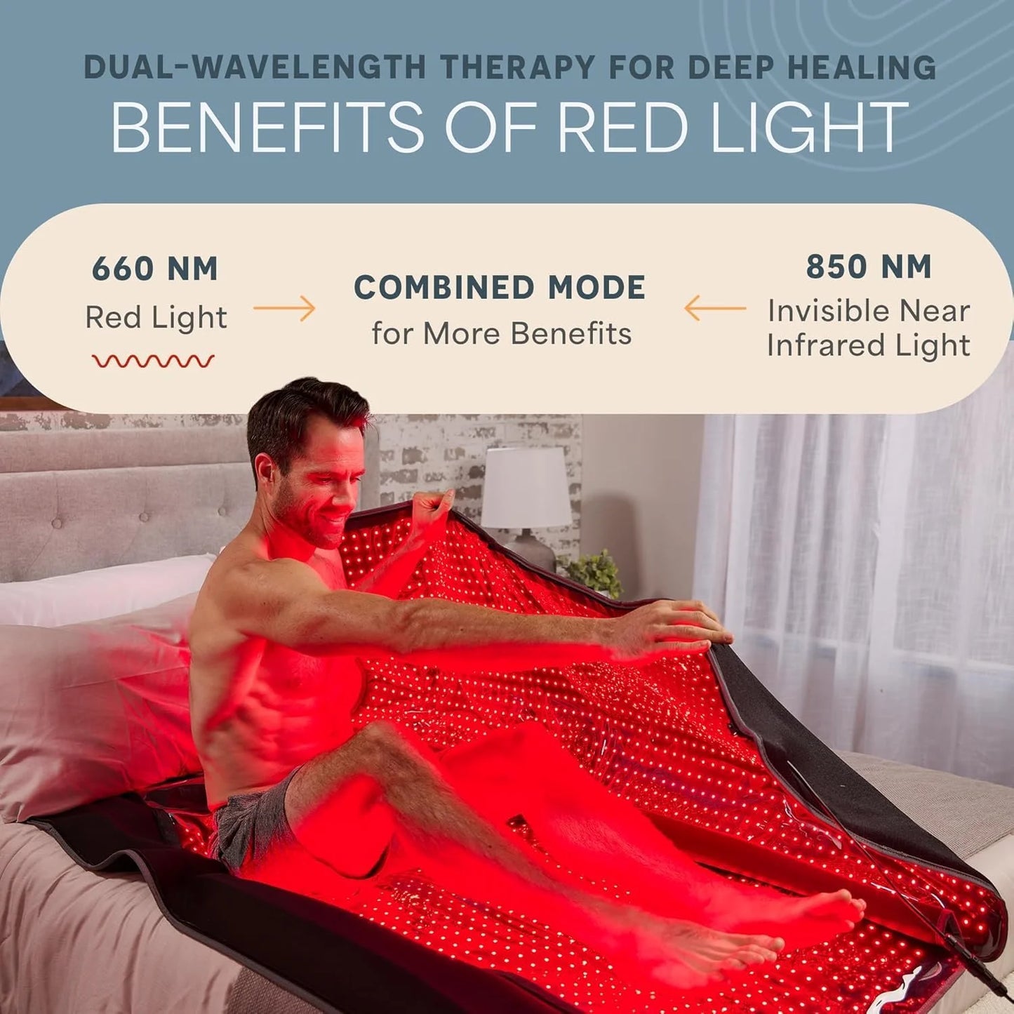 LifePro AllevaBody Red Light Therapy Blanket Full Body Infrared Recovery Mat