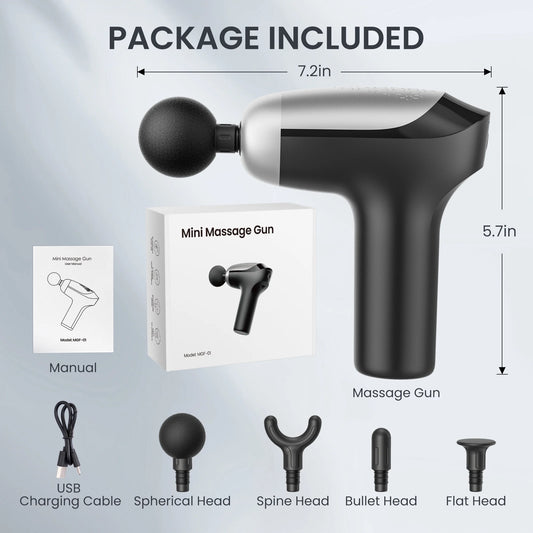 Naipo Mini Massage Gun Electric Deep Tissue Muscle Massager