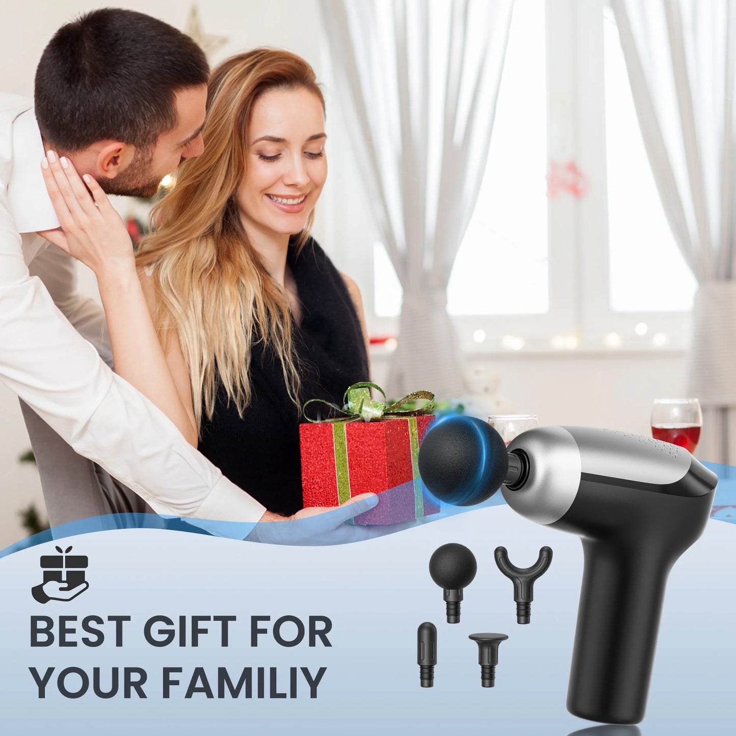 Naipo Mini Massage Gun Electric Deep Tissue Muscle Massager