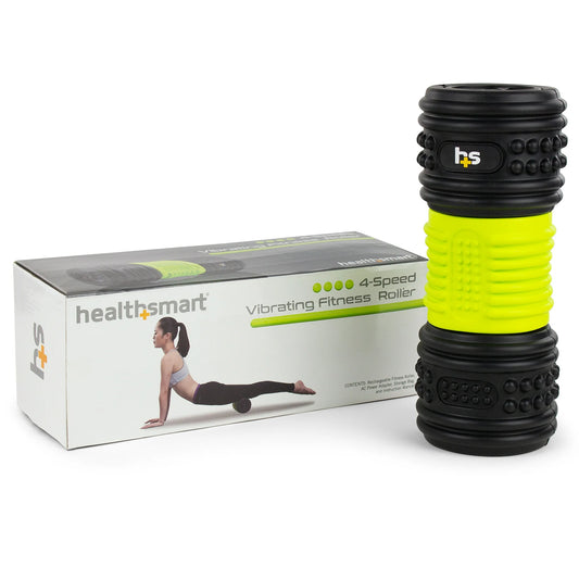 HealthSmart 4-Speed Vibrating Foam Roller for Muscle Recovery