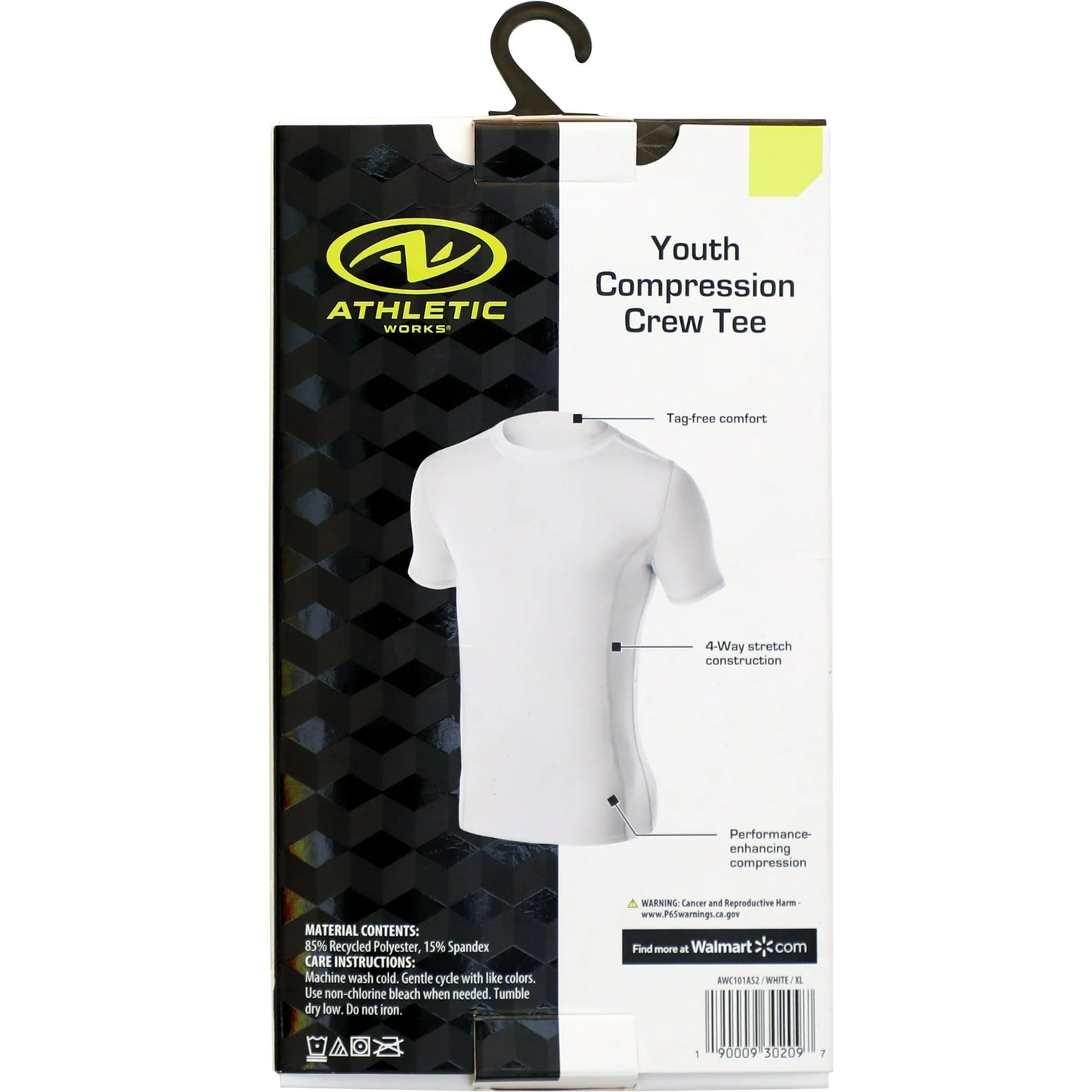 Athletic Works Youth Compression Crewneck Training Tee