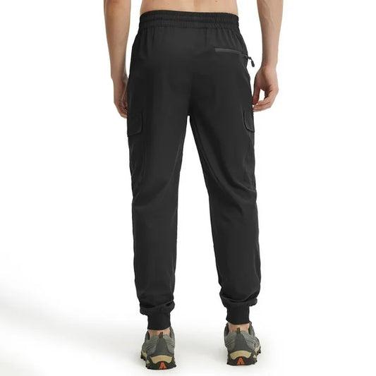 Men's Lightweight Quick-Dry Joggers Athletic Cargo Pants