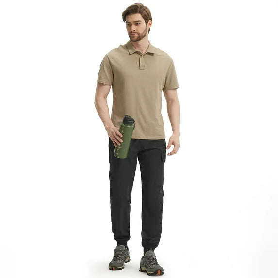 Men's Lightweight Quick-Dry Joggers Athletic Cargo Pants