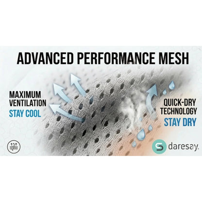 Daresay Men’s 9" Mesh Athletic Shorts 5-Pack with Pockets